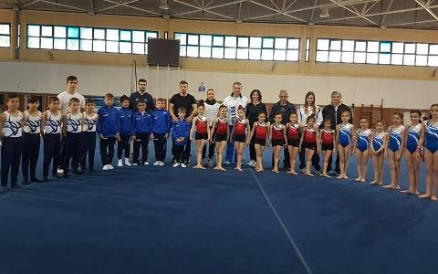 Κοινή προπόνηση για τις ομάδες ενόργανης Διαγόρα και Ο.Ε.Γ.Α.